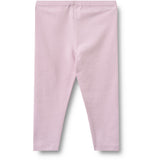 Wheat Magenta Heart Flowers 2 Leggings Jules