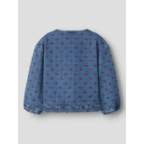 Lil'Atelier Dark Blue Denim Hearts Nmfliva Lea Ls Dnm Jacket 2001-Se Lil