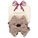 Konges Sløjd Leo/Rose 4 Pack Bow Hair Elastic