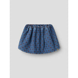 Lil'Atelier Dark Blue Denim Nmfliva Dnm Skirt 2001-Se Lil