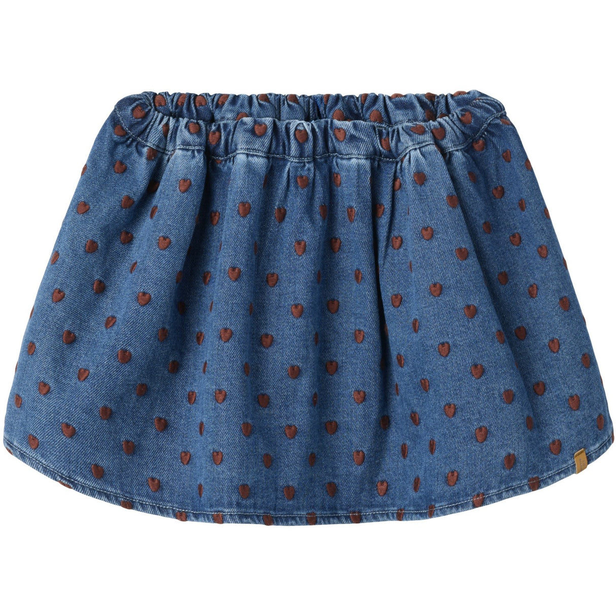 Lil'Atelier Dark Blue Denim Nmfliva Dnm Skirt 2001-Se Lil