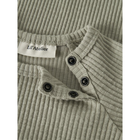 Lil'Atelier Moss Gray Nbmrajo Meb Ls Slim Body Lil