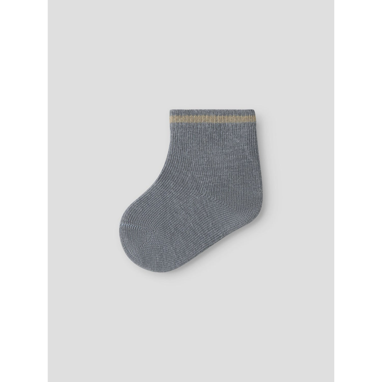 Lil'Atelier Sleet Twill Nbmelove Fir Stripe Socks Lil
