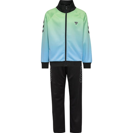Hummel Shadow Lime/Black Jr Gradient Track Suit
