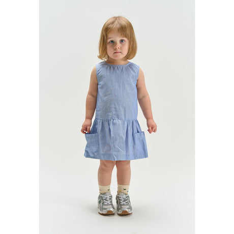 THE NEW Siblings Forever Blue Striped Tnstthea S_L Dress