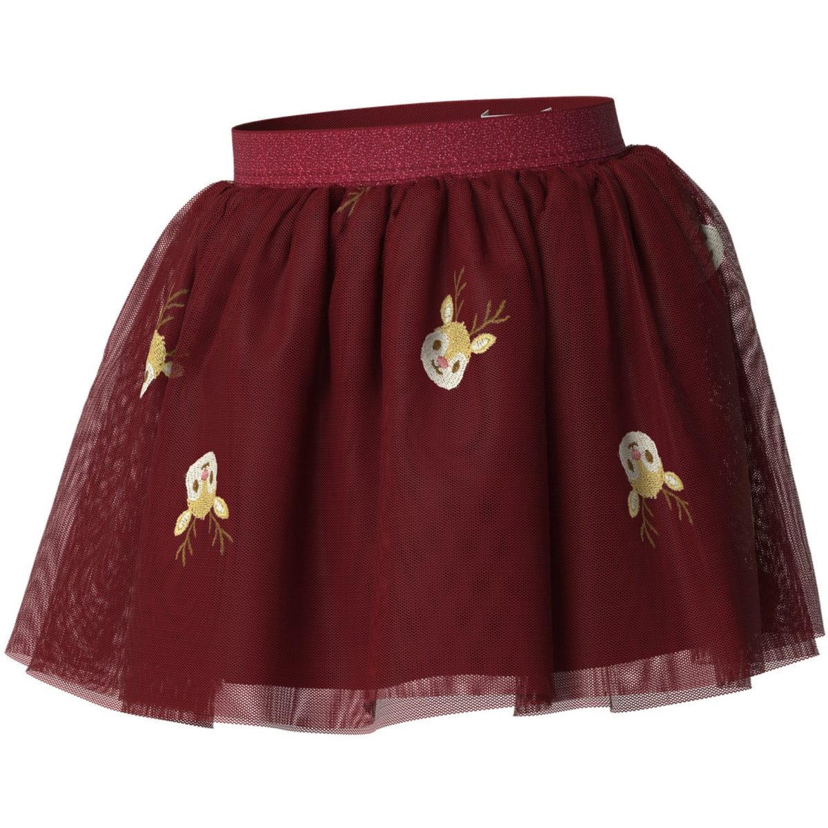 Name It Red Dahlia Reindeer Nmfveross Tulle Skirt