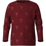 Name It Red Dahlia Nmfri Ls Top