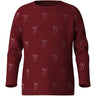 Name It Red Dahlia Nmfri Ls Top
