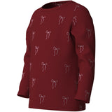 Name It Red Dahlia Nmfri Ls Top