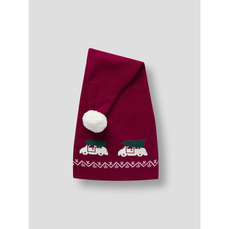 Name It Red Dahlia Car With Tree Nmnrismas Knit Hat