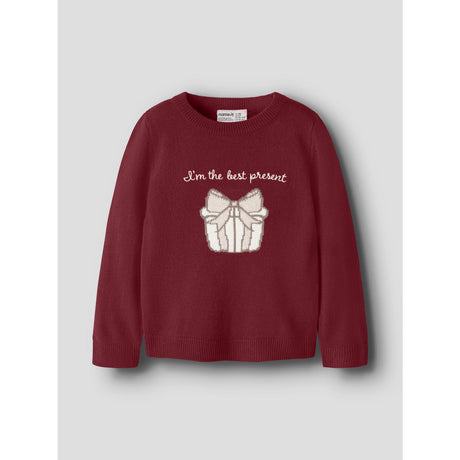 Name It Red Dahlia Nmfrisse Ls Knit