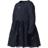 Name It Navy Blazer Bow Nmfveross Ls Tulle Dress
