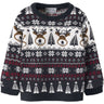 Name It Navy Blazer Nmnrismas Ls Knit Cot