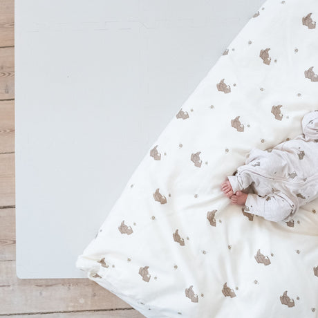 That's Mine Pastel Grey Alva Foam Play Mat Square
