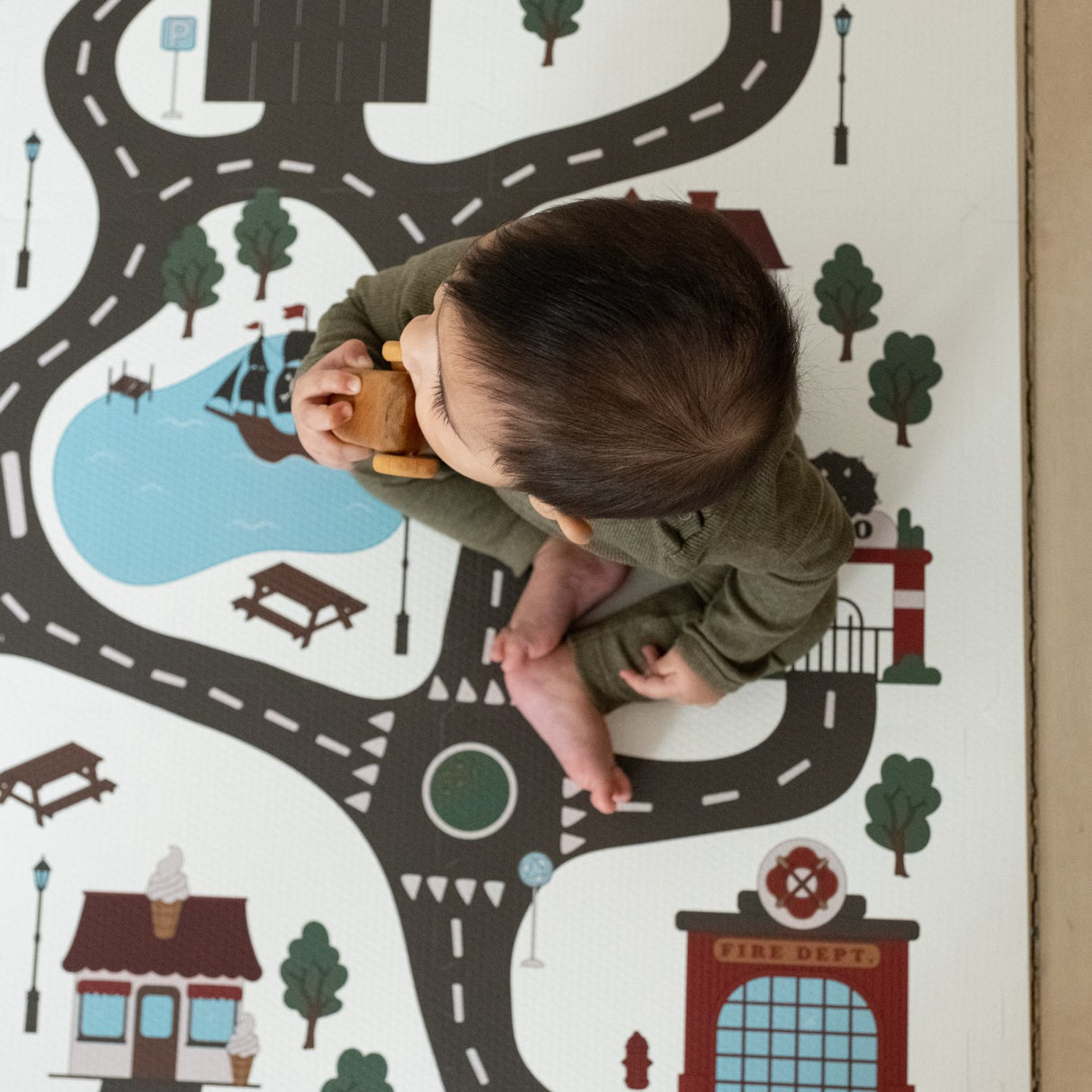 That's Mine Roadtrip Alva Foam Play Mat Square