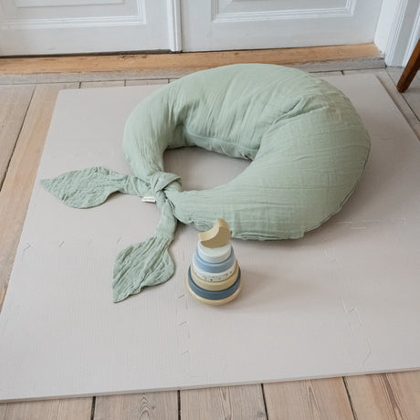 That's Mine Soft Brown Alva Foam Play Mat Square