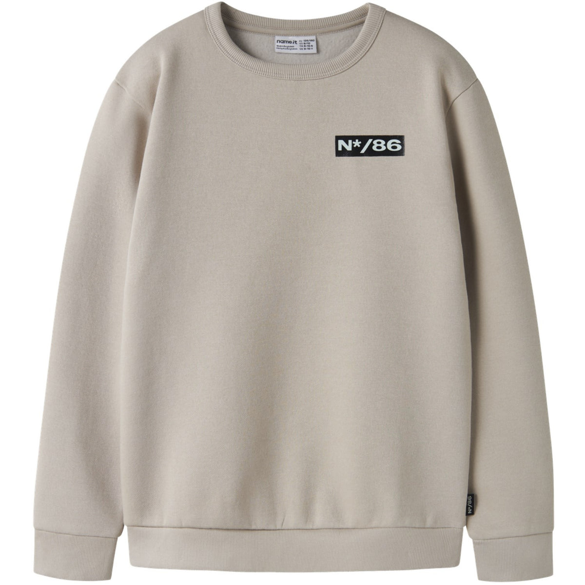 Name It Island Fossil Nkmrair Ls Nreg Sweat Bru Box