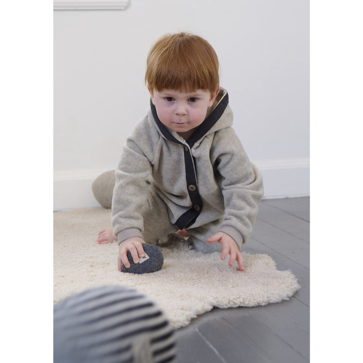 Growing Up by Steffensen Copenhagen Sand Fleece Jump W/Rib