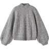 Name It Grey Melange Nkfnadalie Ls Knit