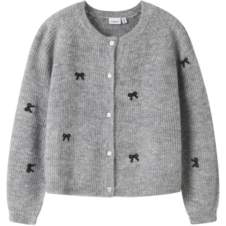 Name It Grey Melange Nkfrifey Ls Knit Card