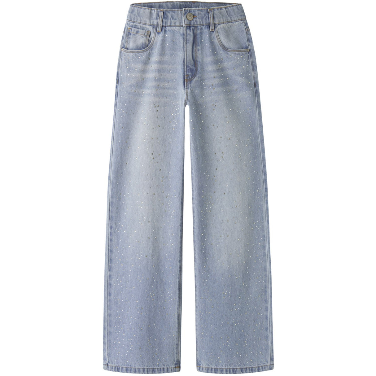 Name It Light Blue Denim Nkfbella Wide Rhine Jeans 6608-Im