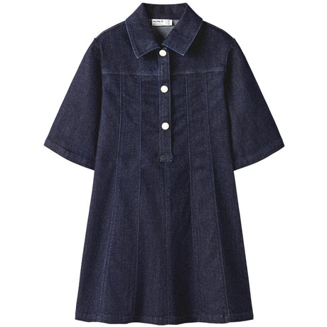 Name It Dark Blue Denim Nkfember 2/4 Dnm Glitter Dress 1208-Lu