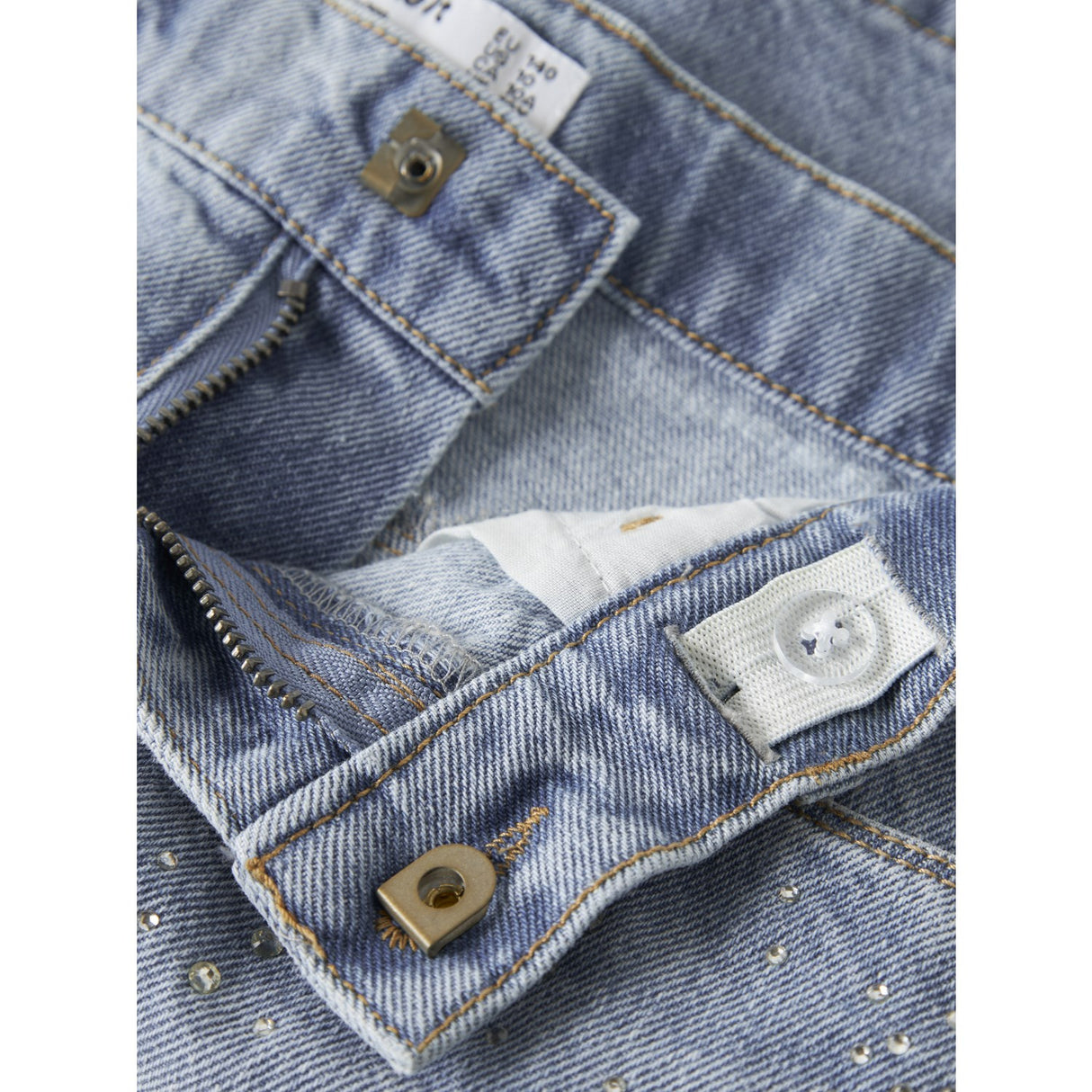 Name It Light Blue Denim Nkfemma Rhine Dnm Skirt 6608-Im