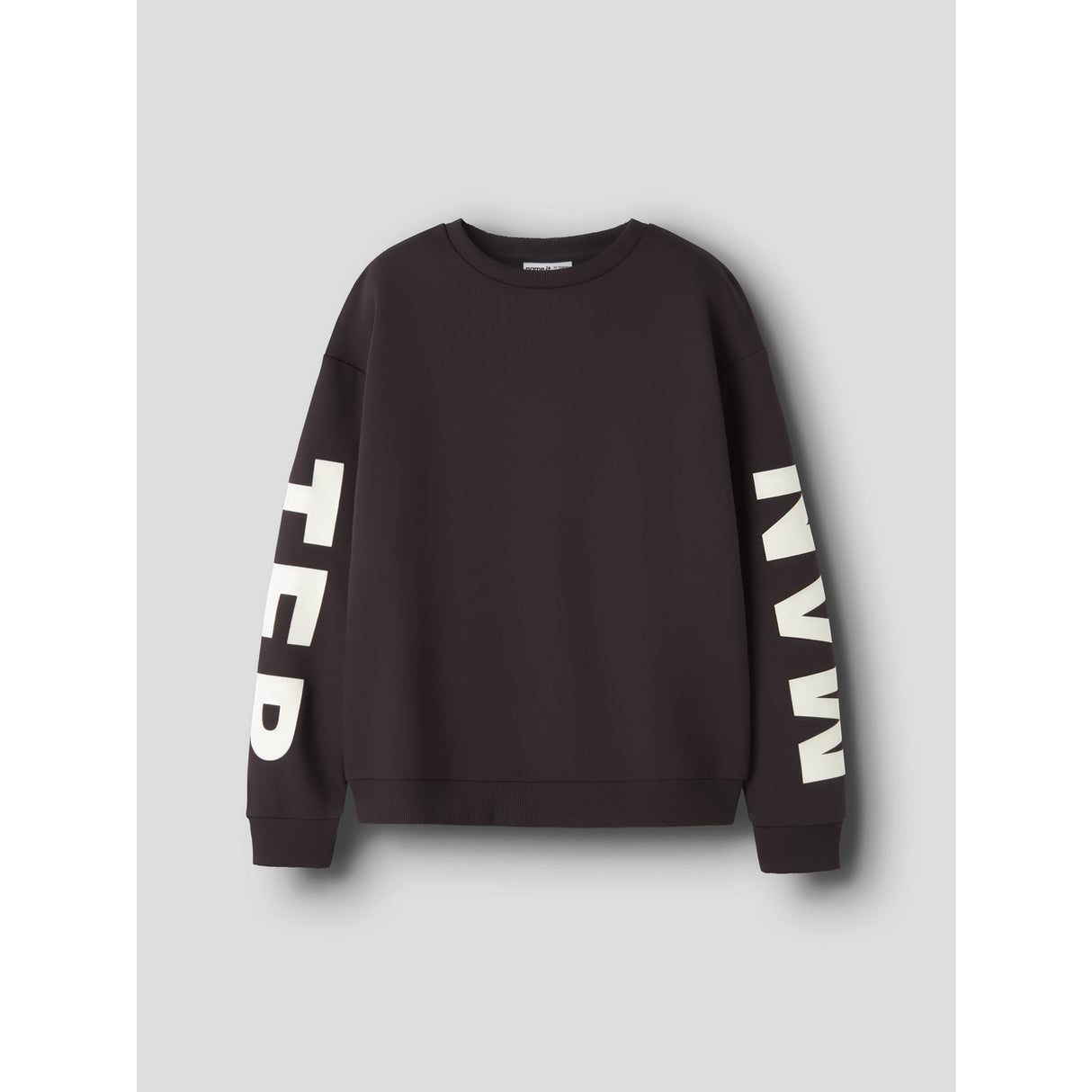 Name It Chocolate Plum Nkfnokki Ls Rlx Sweat Bru