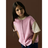 Name It Begonia Pink Nkfoanja Loose Knit Vest