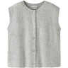 Name It Grey Melange Nkfoanja Loose Knit Vest