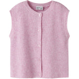 Name It Begonia Pink Nkfoanja Loose Knit Vest
