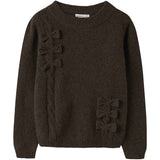 Name It Chocolate Plum Nkfojesmi Ls Knit