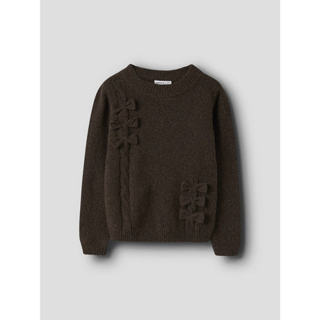 Name It Chocolate Plum Nkfojesmi Ls Knit