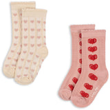 Konges Sløjd Heart Mix 2 Pack Heart Jaquard Socks