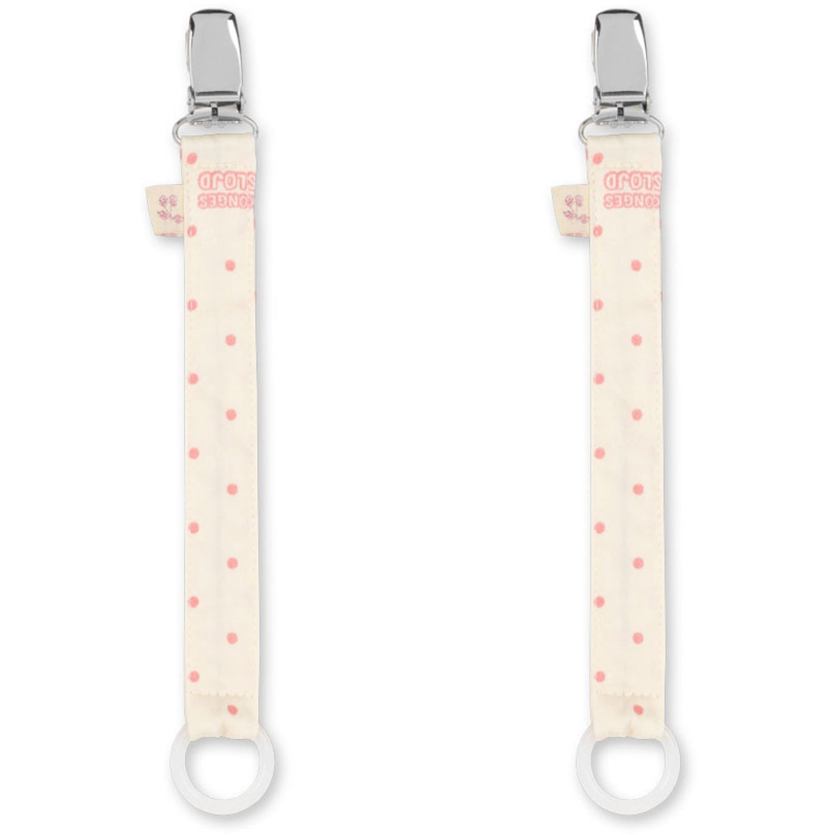 Konges Sløjd Cherry Dot 2 Pack Pacifier Strap