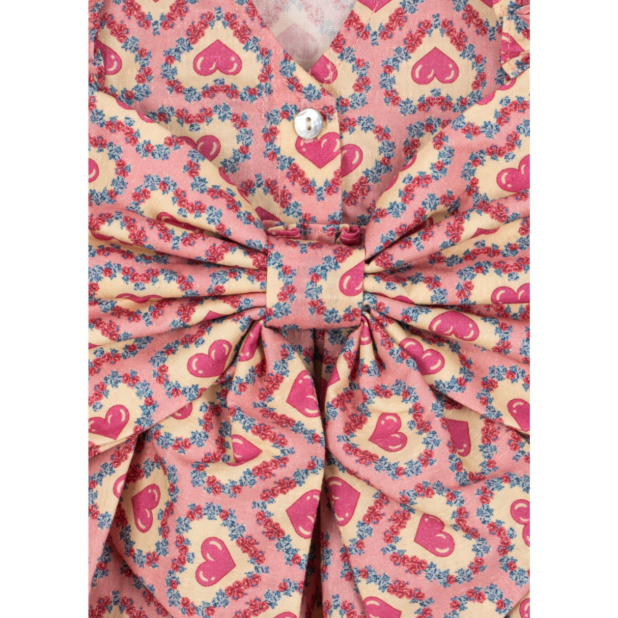 Konges Sløjd Felice Rose Evia Ls Bow Dress Gots