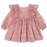 Konges Sløjd Felice Rose Evia Ls Bow Dress Gots