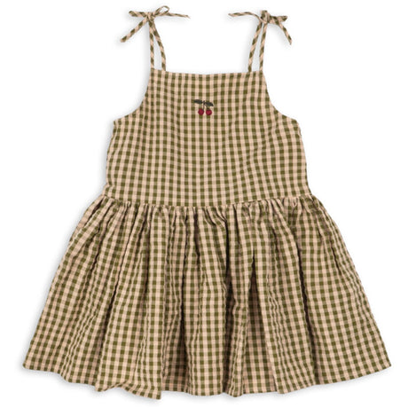 Konges Sløjd Avocado Check Kim Isotta Dress Gots