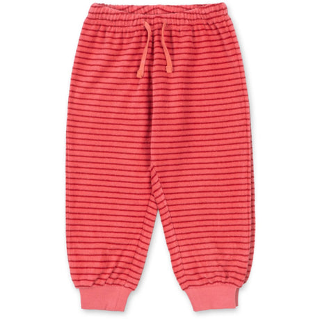 Konges Sløjd Cardinal Rose Stripe Itty Sweatpants Gots