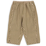 Konges Sløjd Avocado Check Kim Slit Pants Gots