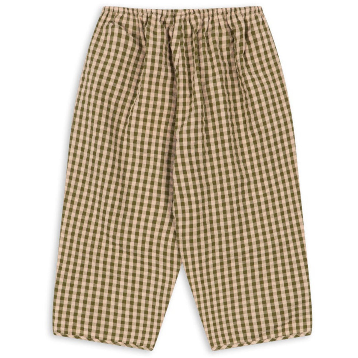 Konges Sløjd Avocado Check Kim Slit Pants Gots