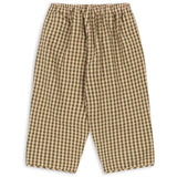 Konges Sløjd Avocado Check Kim Slit Pants Gots