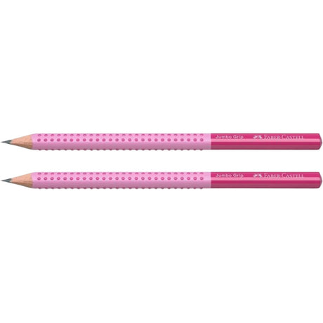 Faber Castell Jumbo Grip Pencils 2x2 Tones Pink