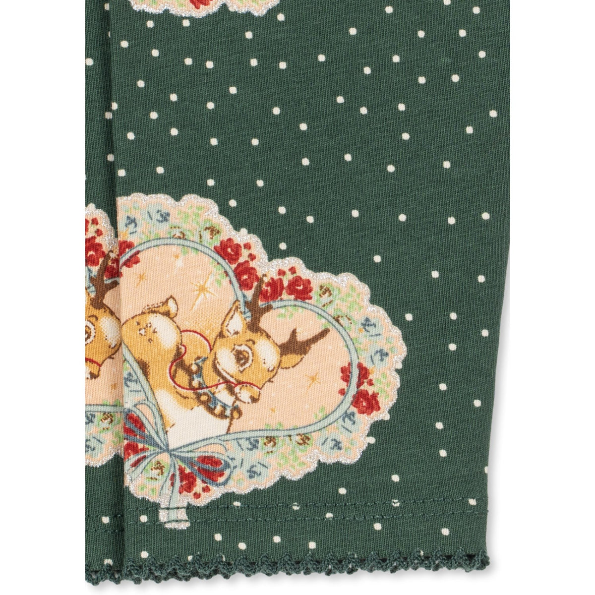 Konges Sløjd Deer Diary Green Basic Body/Pants Set Gots