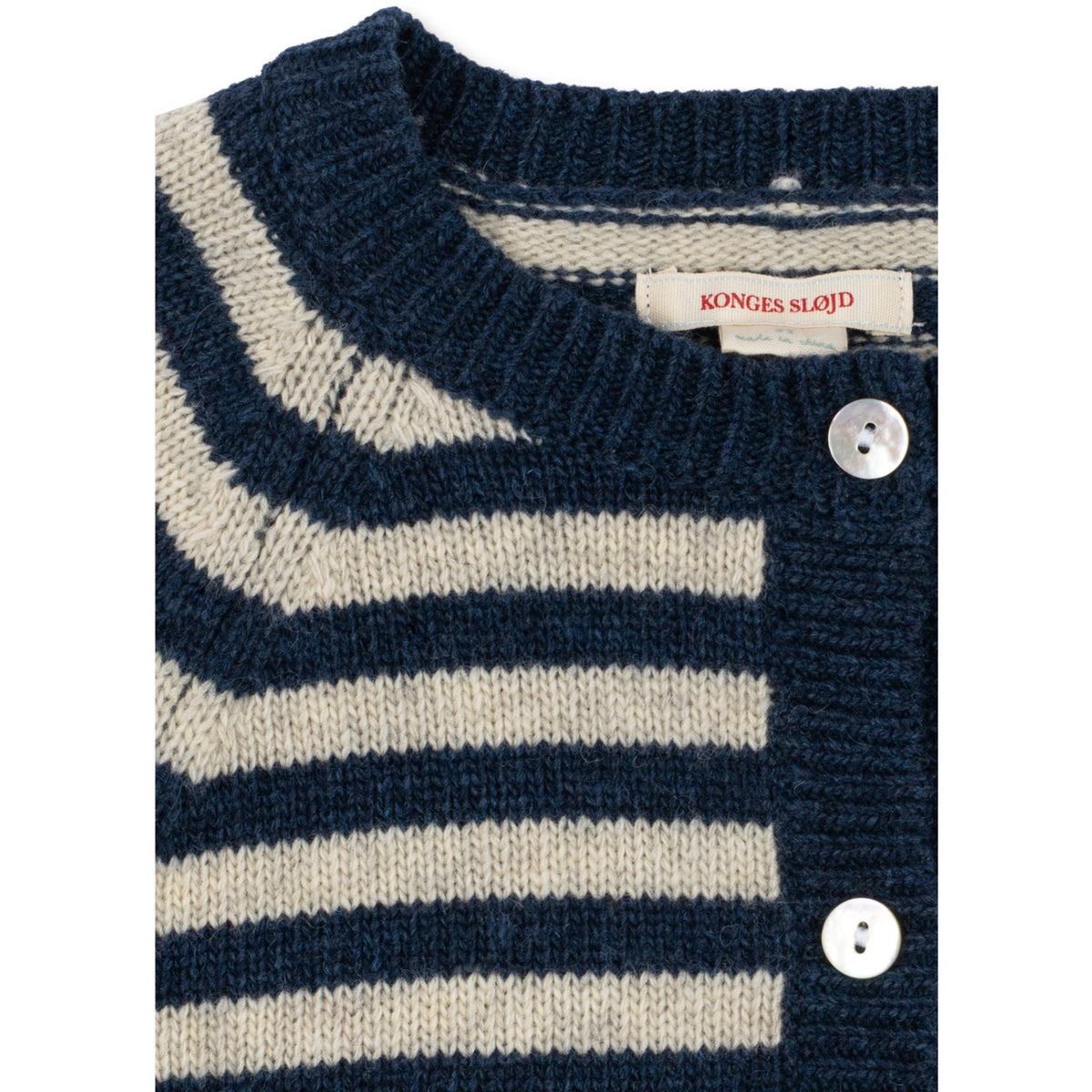 Konges Sløjd Blue Stripe Billi Knit Cardigan