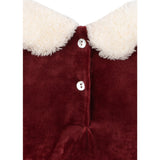 Konges Sløjd Red Dahlia Christmas Romper Dress Grs