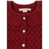 Konges Sløjd Red Dahlia Holiday Cardigan