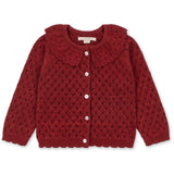 Konges Sløjd Red Dahlia Holiday Cardigan