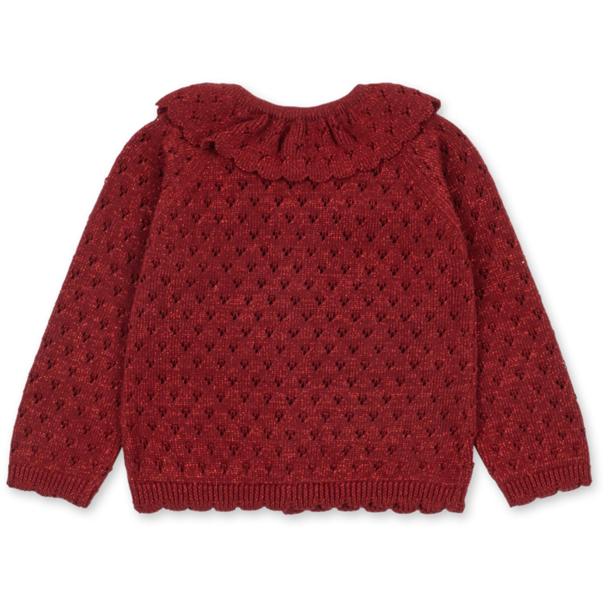 Konges Sløjd Red Dahlia Holiday Cardigan