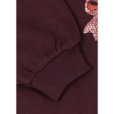 Konges Sløjd Decadent Chocolate Lou Bow Sweatshirt Gots